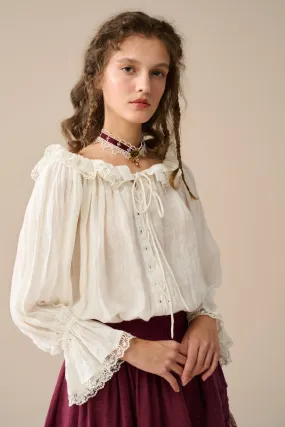 Stella 25 | Ruffled Lace Fairy Blouse