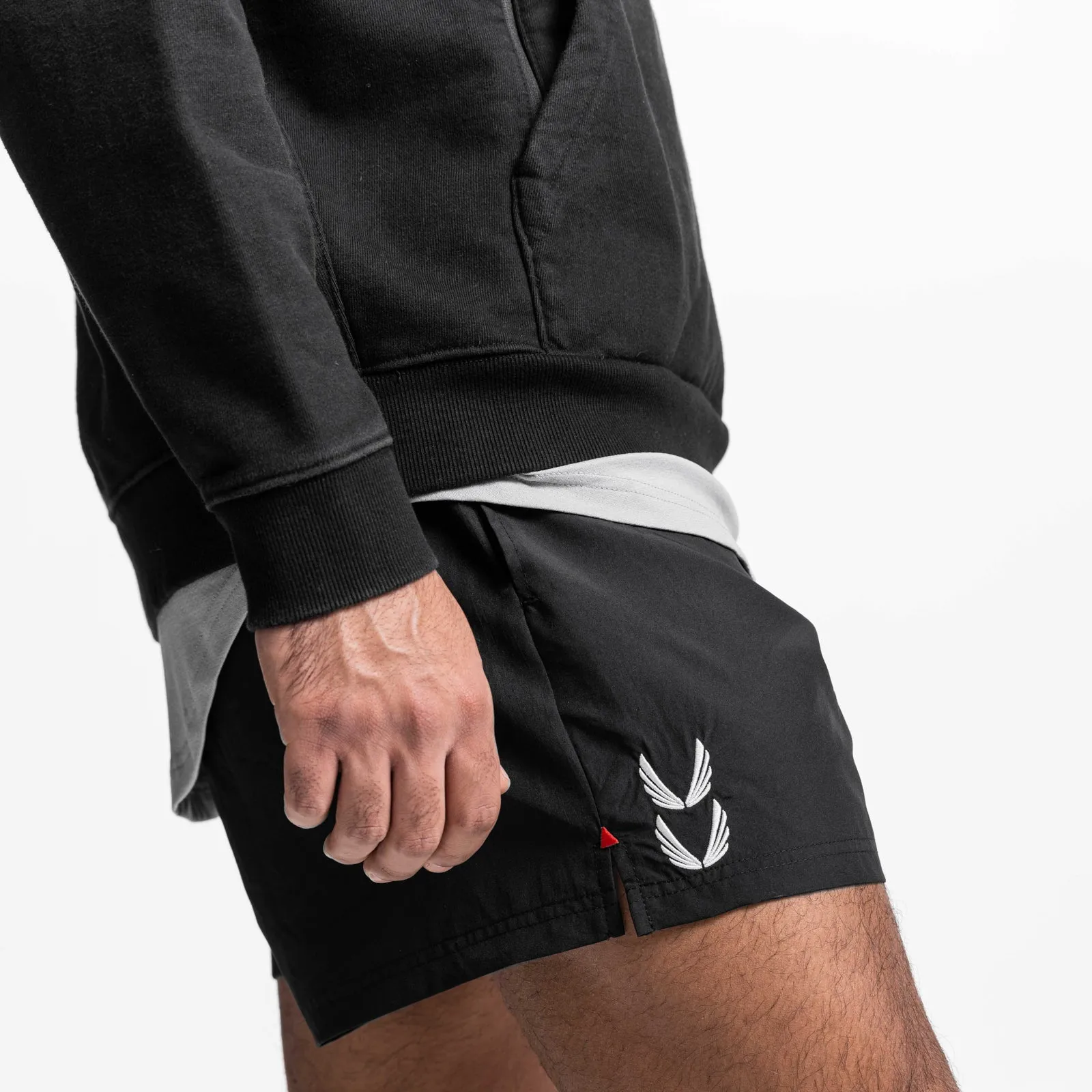 0601. Vintage 5" Training Short - Black