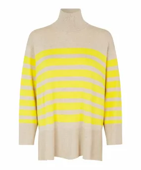 1007763  MaFasoni Sweater -  Fog/Green