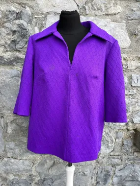 70s purple top uk 12-14