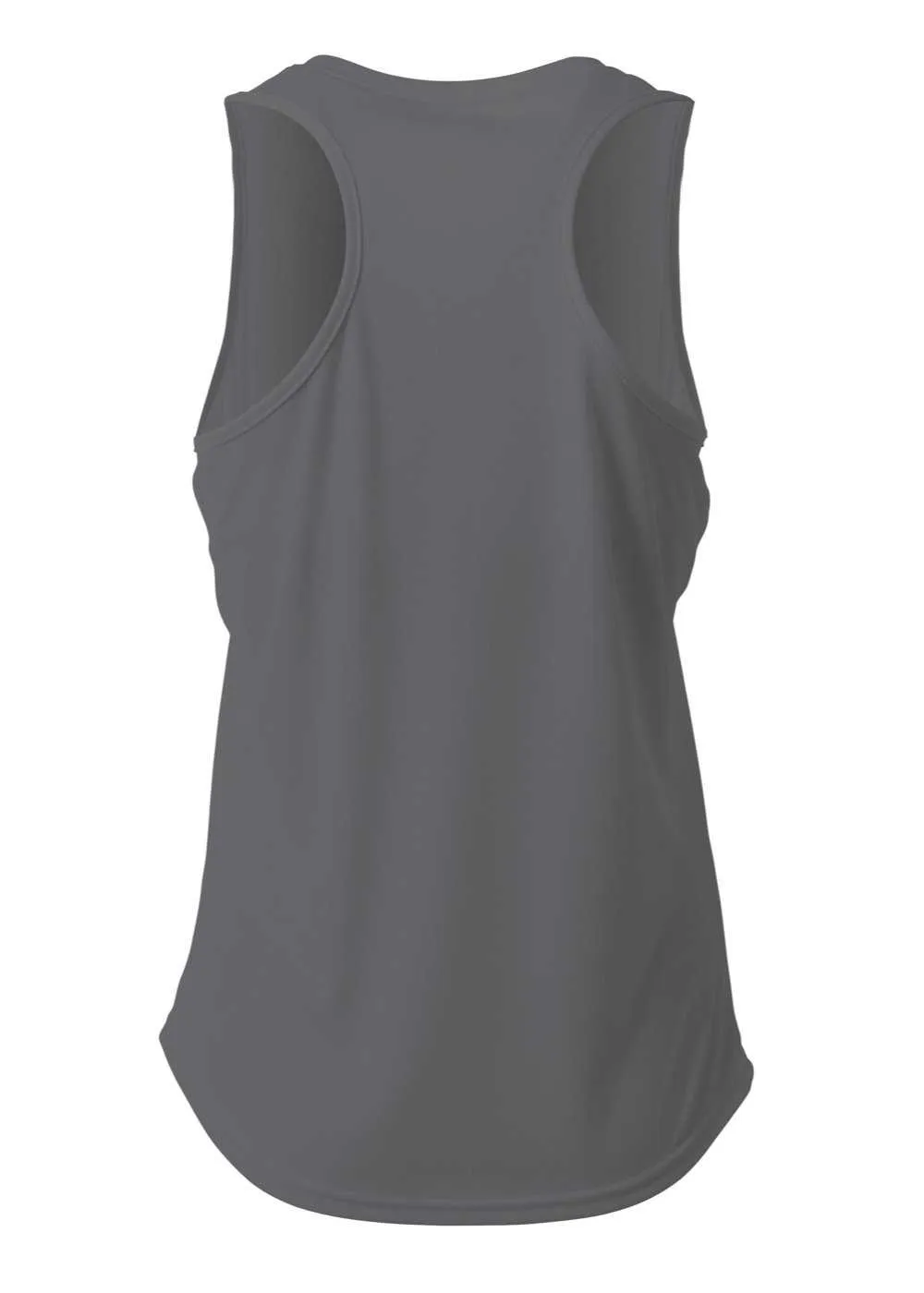 A4 NW1179 Athletic Racerback Woman's Tank - Graphite