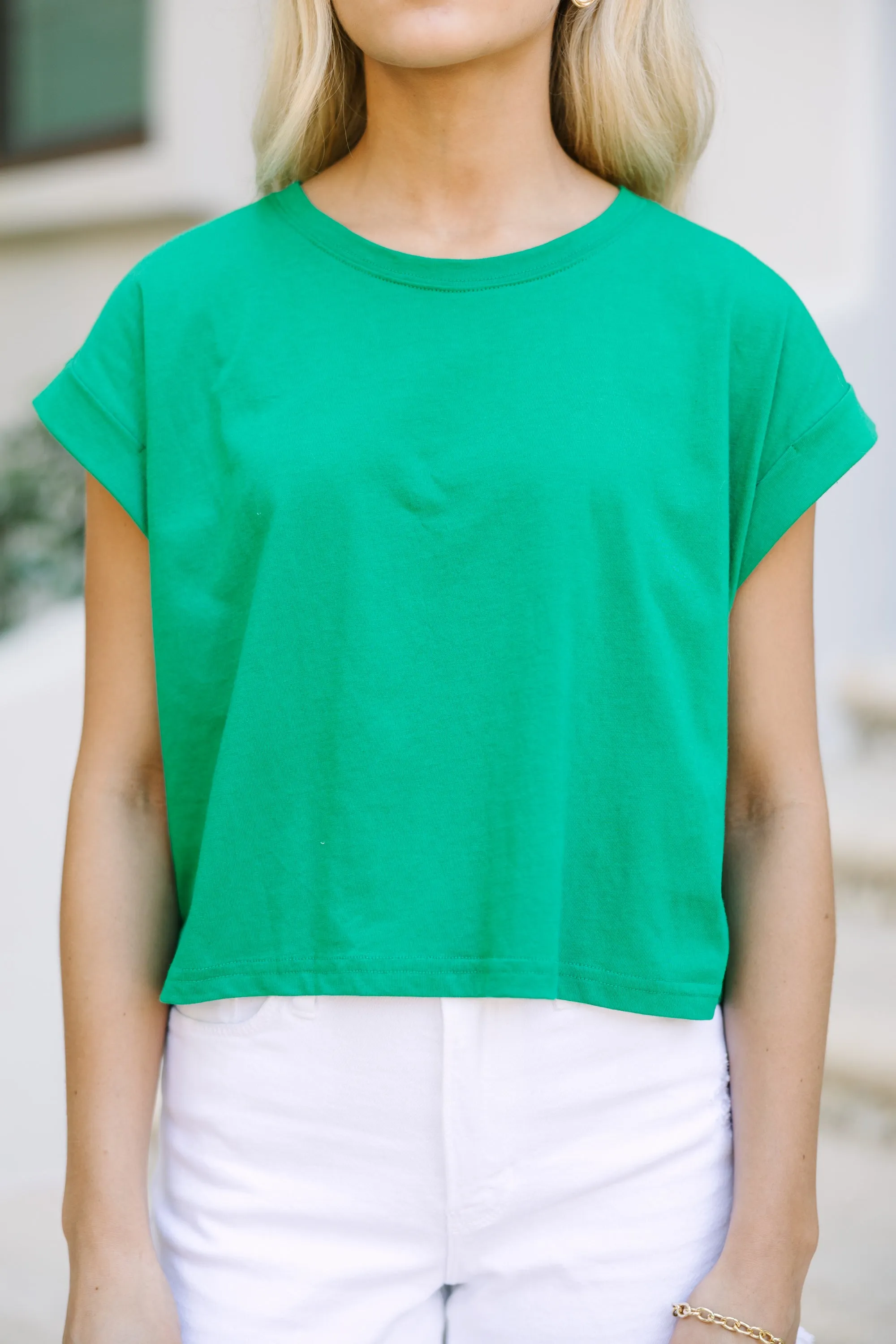 All In A Day Kelly Green Tee