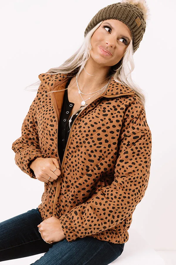 Alps And Cocoa Leopard Jacket