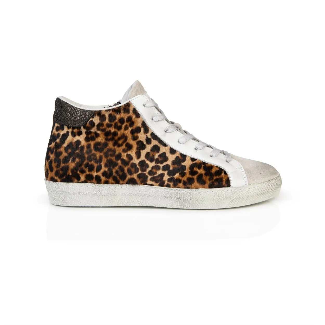 Alto: Leopard Print High Top Trainers