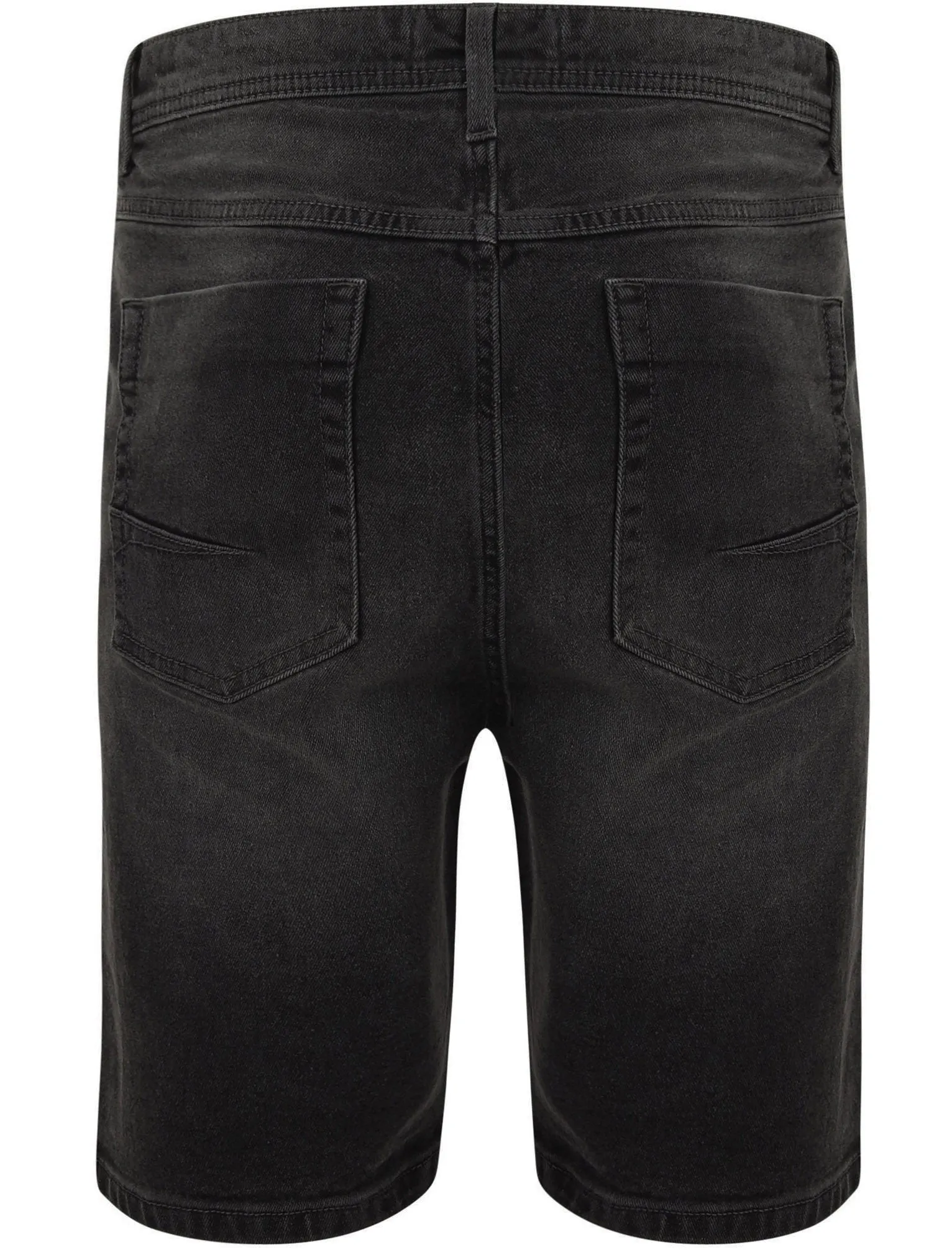 Anakim Denim Shorts in Dark Grey Denim Wash - Tokyo Laundry