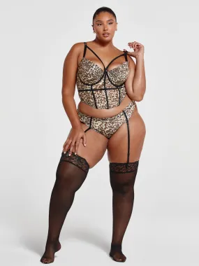 Anna Two-Piece Corset and Garter Panty Set