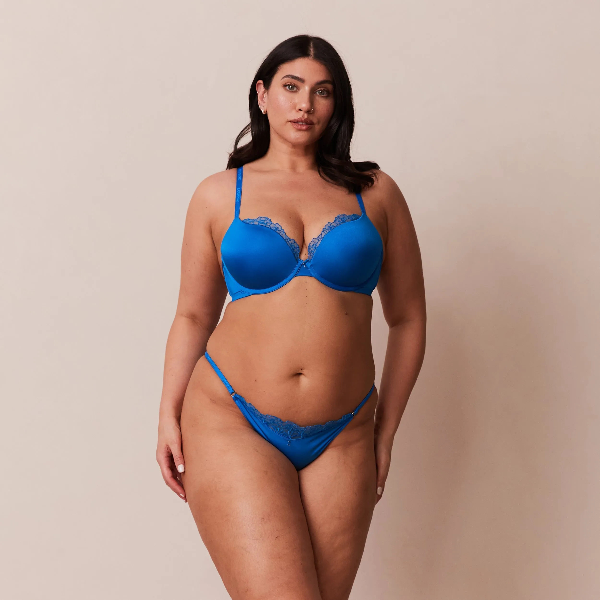 Anti-Gravity Push-Up Bra  - Cobalt Blue