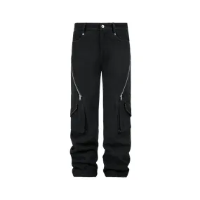 ANTIDOTE Zipper Micro Denim Pants