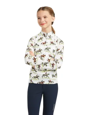 Ariat 10039343 Kids Sunstopper Baselayer Good Show Print