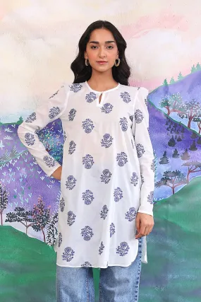 Bahar Puff Sleeves Kurta