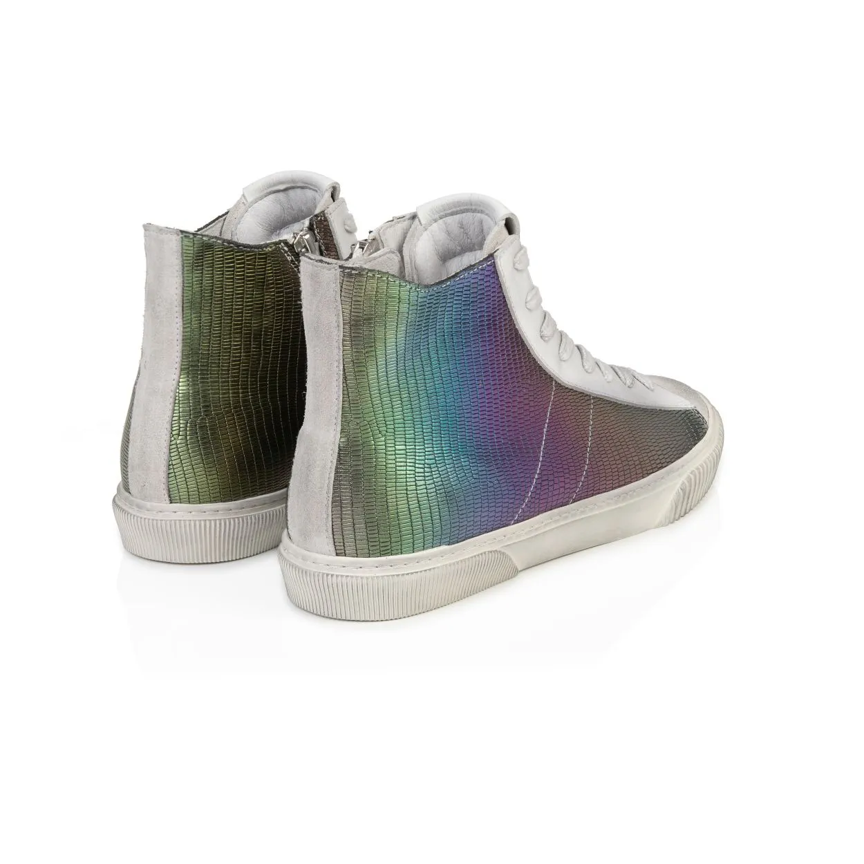 Basquette: Rainbow High Top Trainers