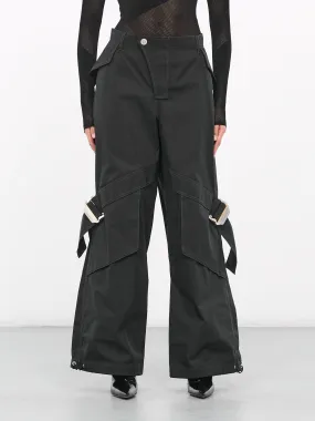 Belted Pocket Pants (C2163-1000-BLACK)