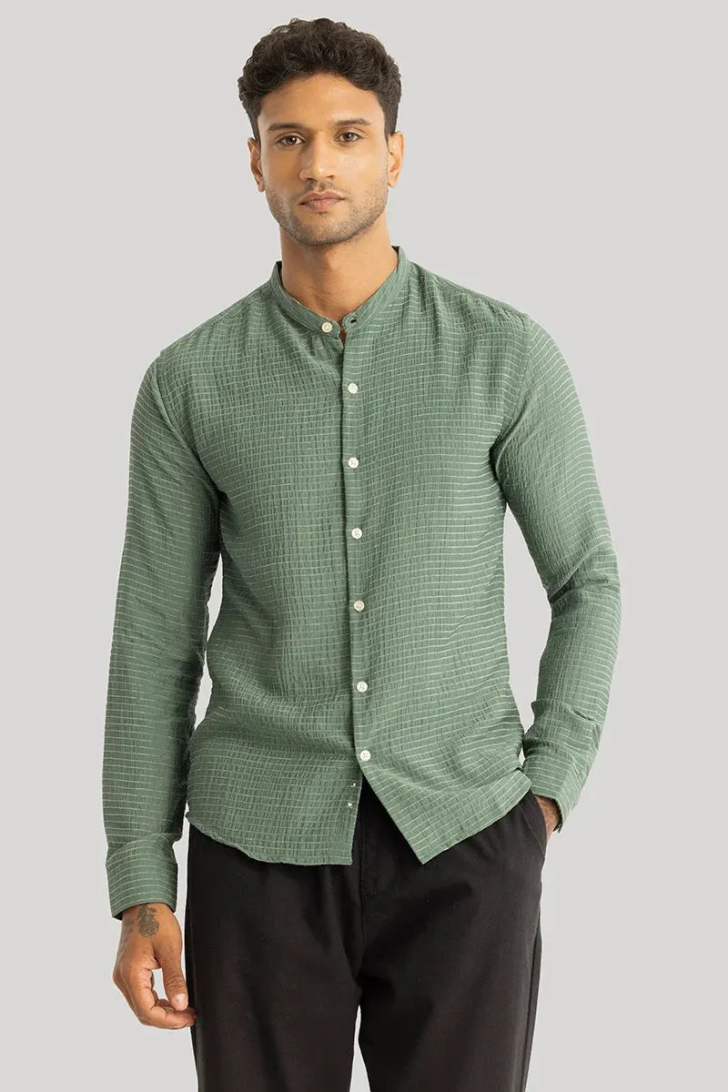 Benedetta Green Textured Shirt