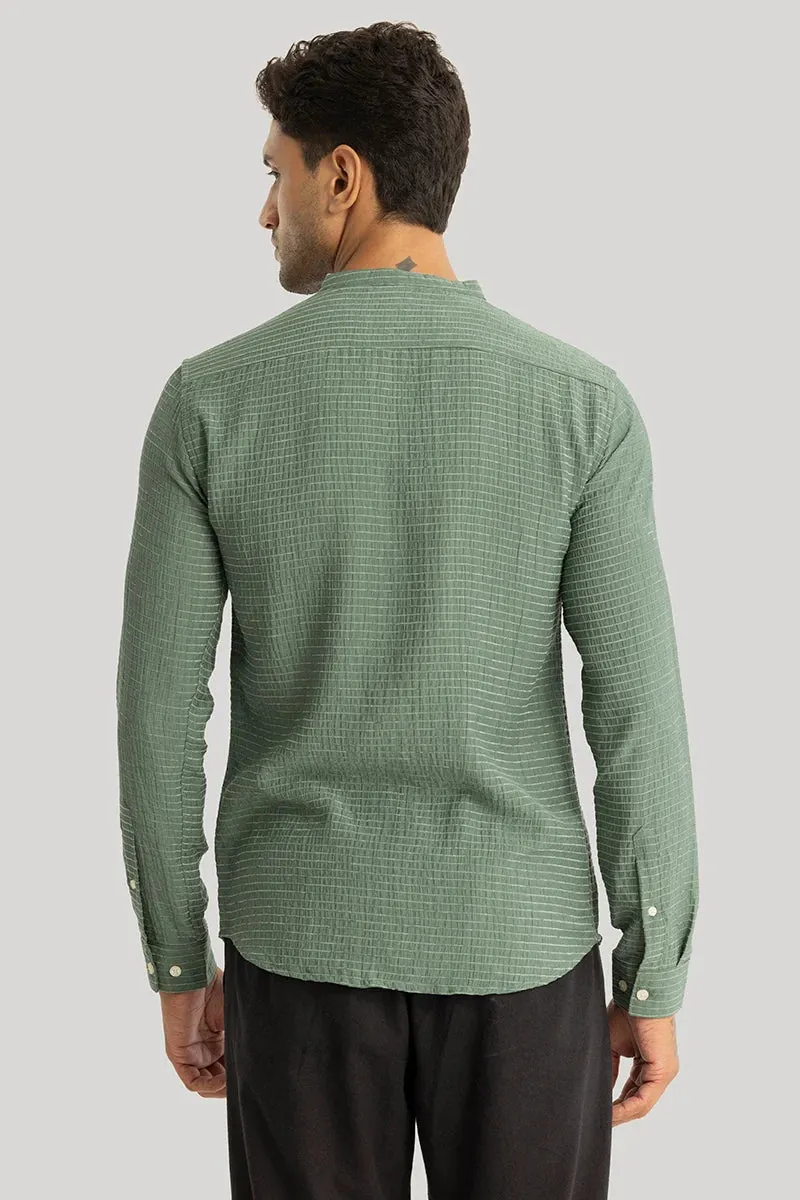 Benedetta Green Textured Shirt