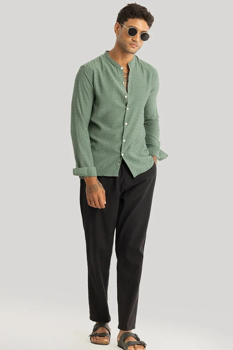 Benedetta Green Textured Shirt