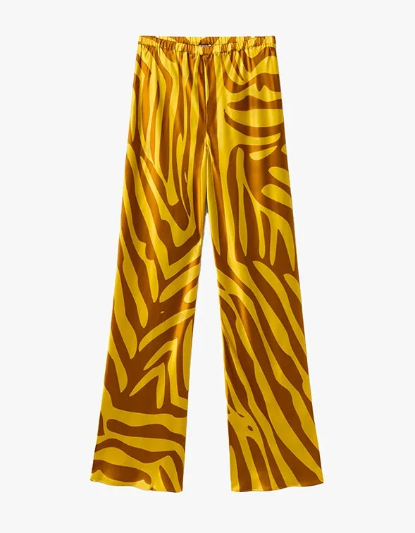 Bias Cut Pants - Tiger Matisse