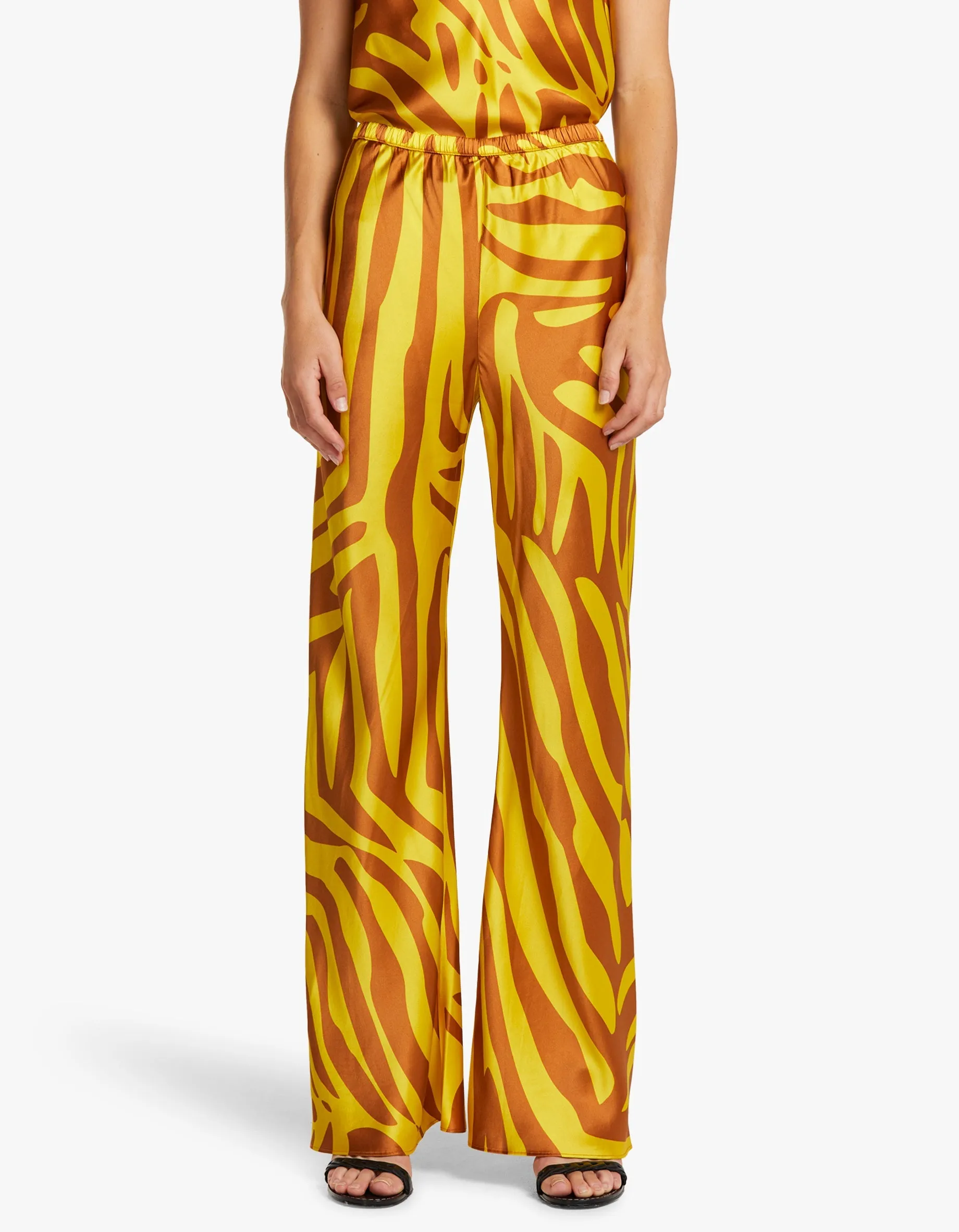 Bias Cut Pants - Tiger Matisse