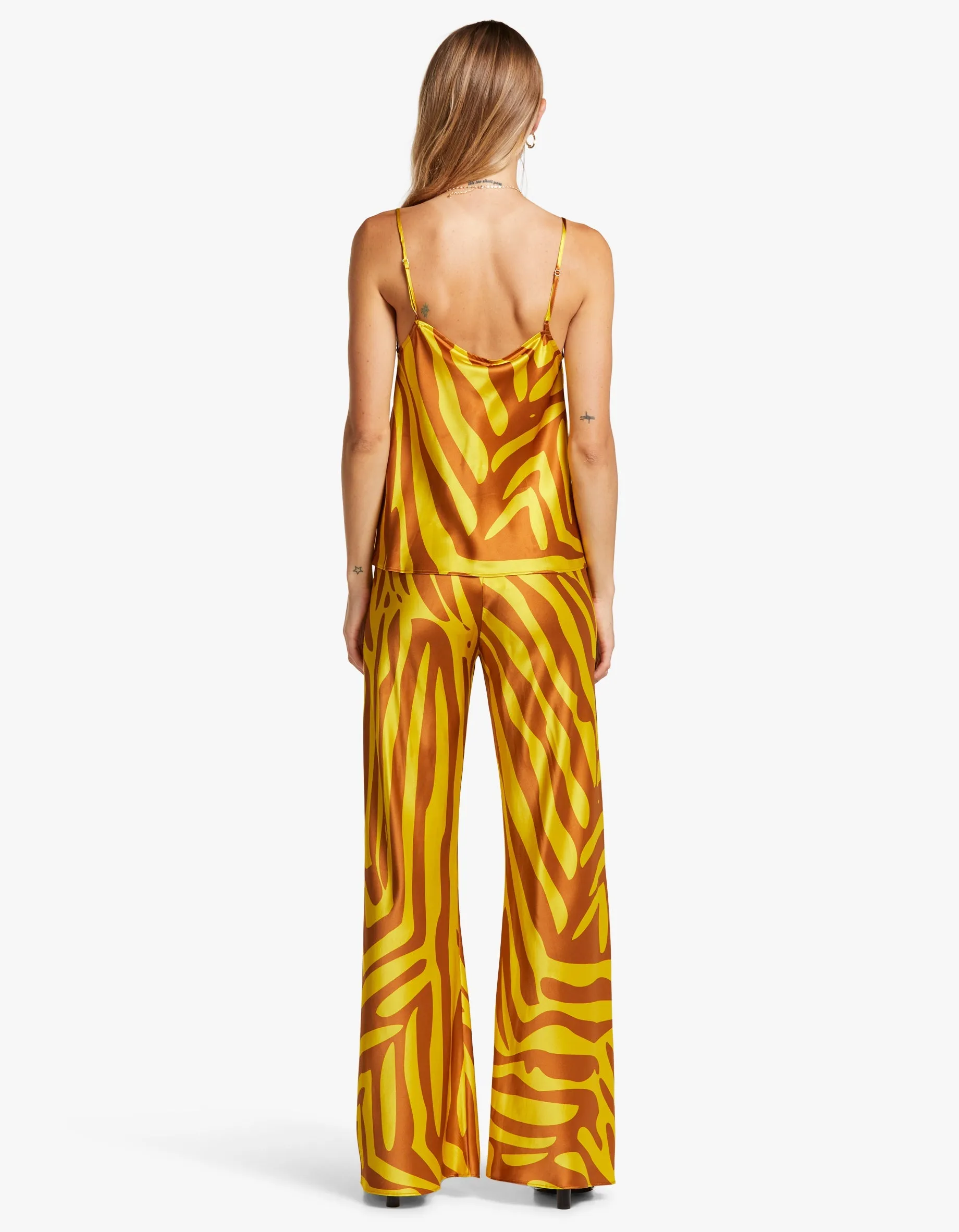 Bias Cut Pants - Tiger Matisse