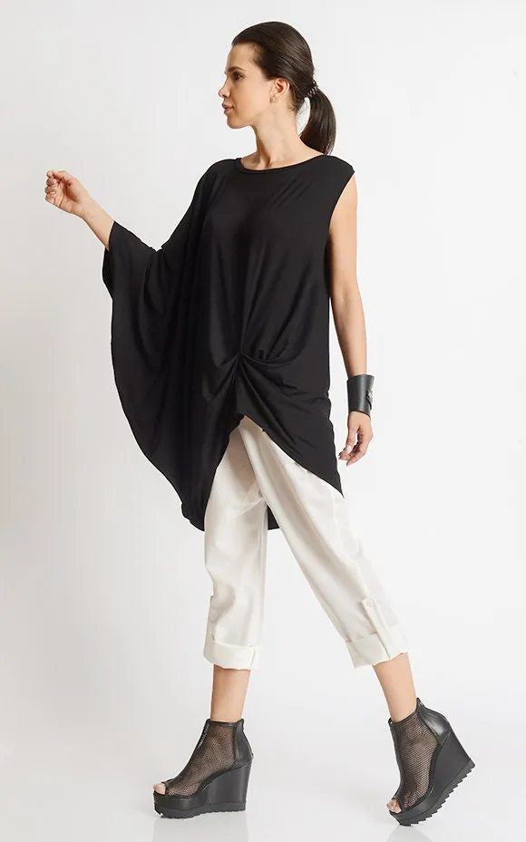 Black Asymmetric Tunic