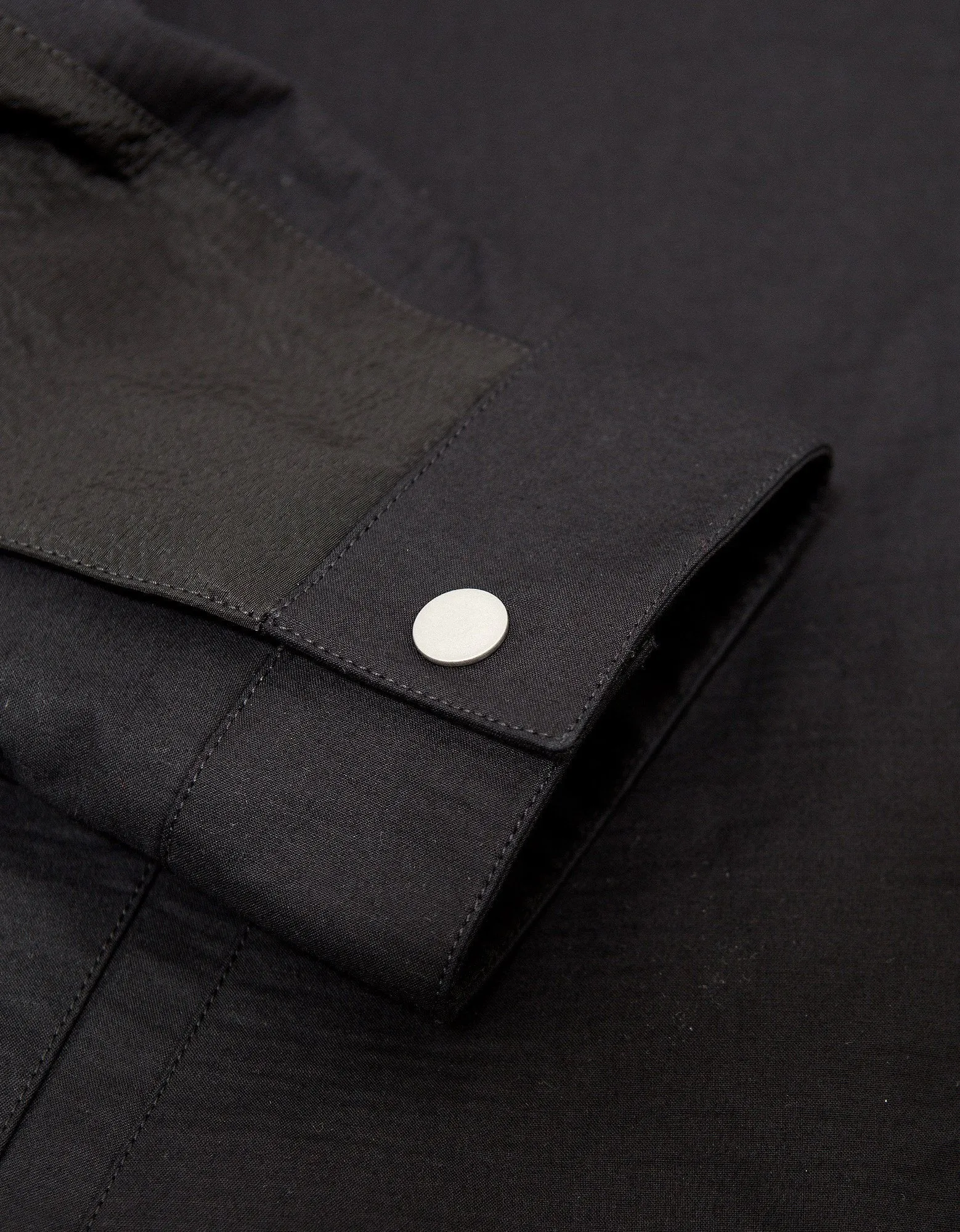 Black Dual-Fabric Blouson -