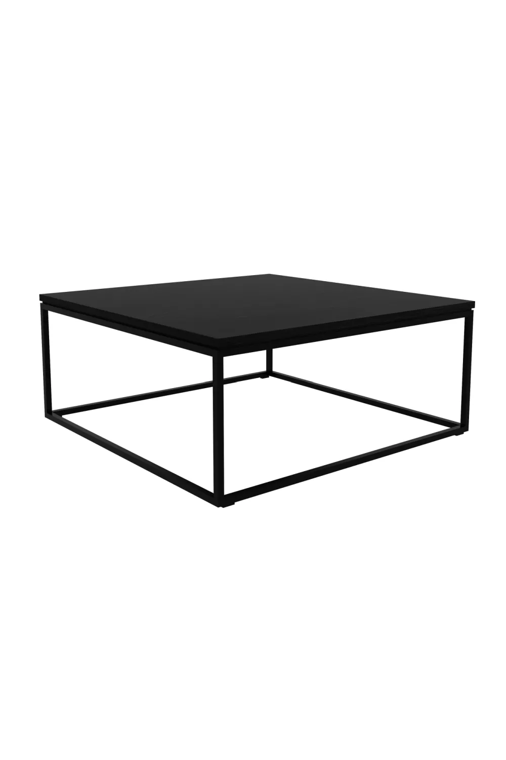 Black Metal Frame Coffee Table | Ethnicraft Thin