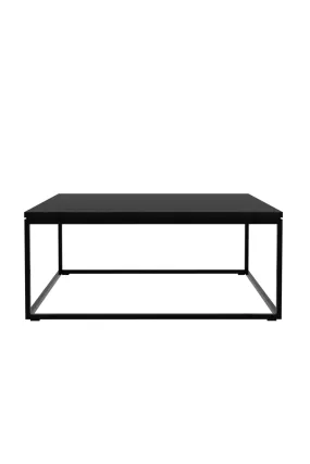 Black Metal Frame Coffee Table | Ethnicraft Thin