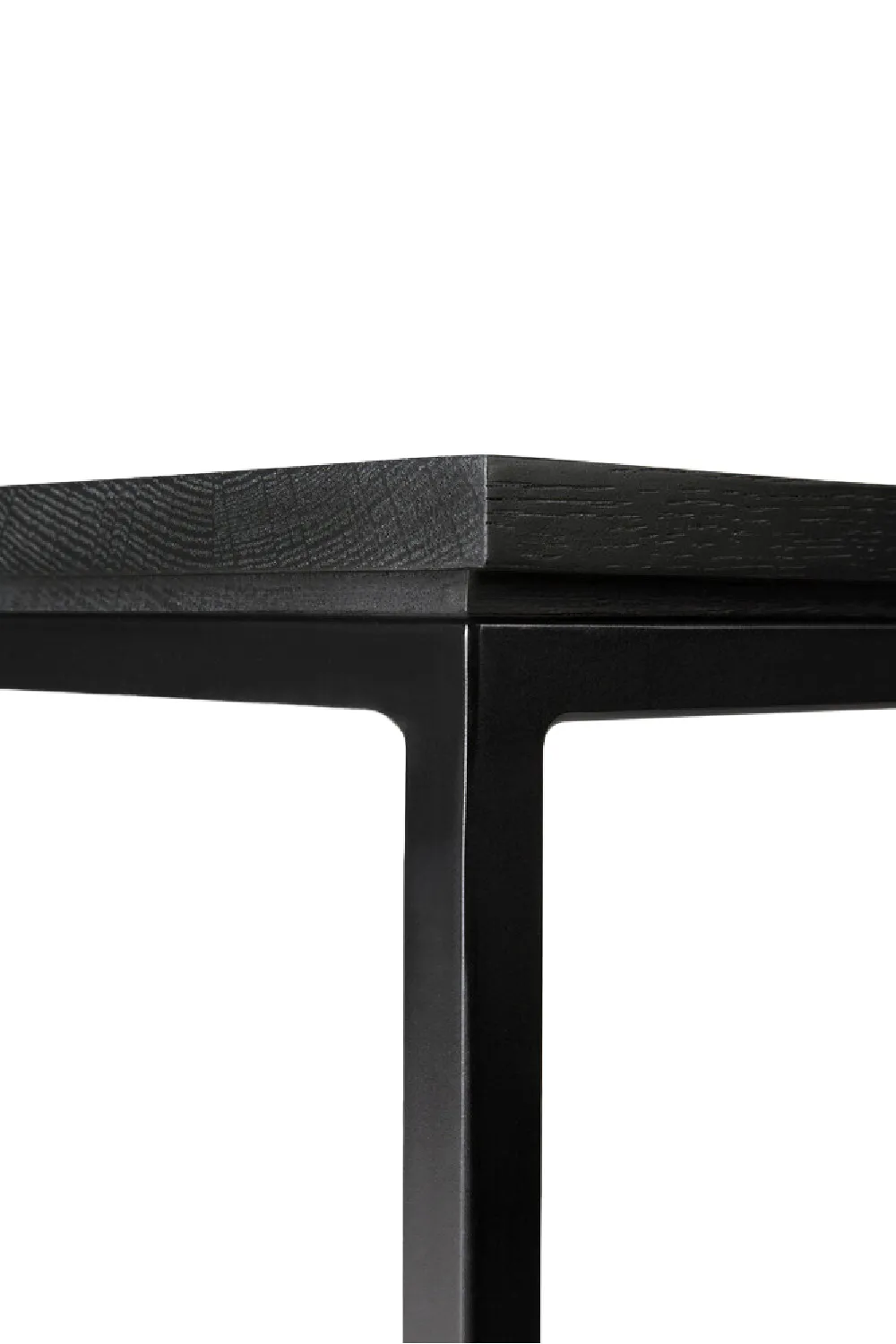 Black Metal Frame Coffee Table | Ethnicraft Thin