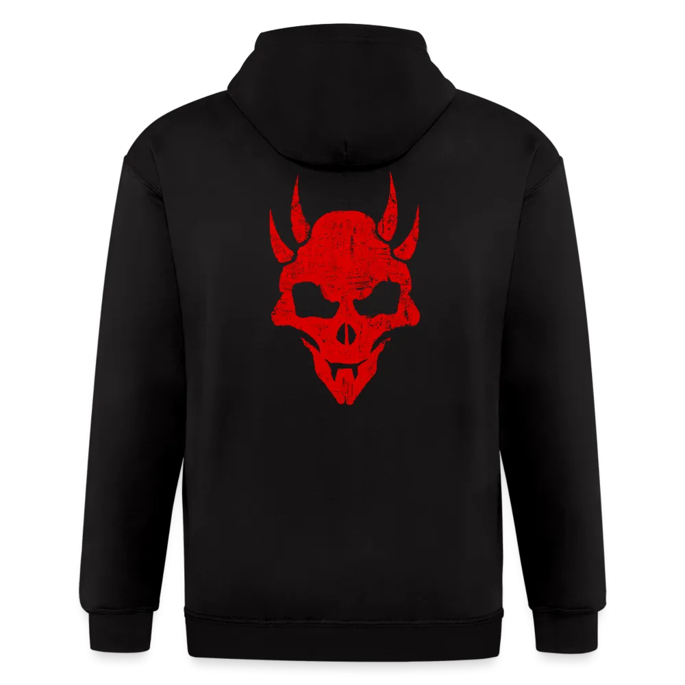 Blood Raiders Grunge Full Zip Hoodie