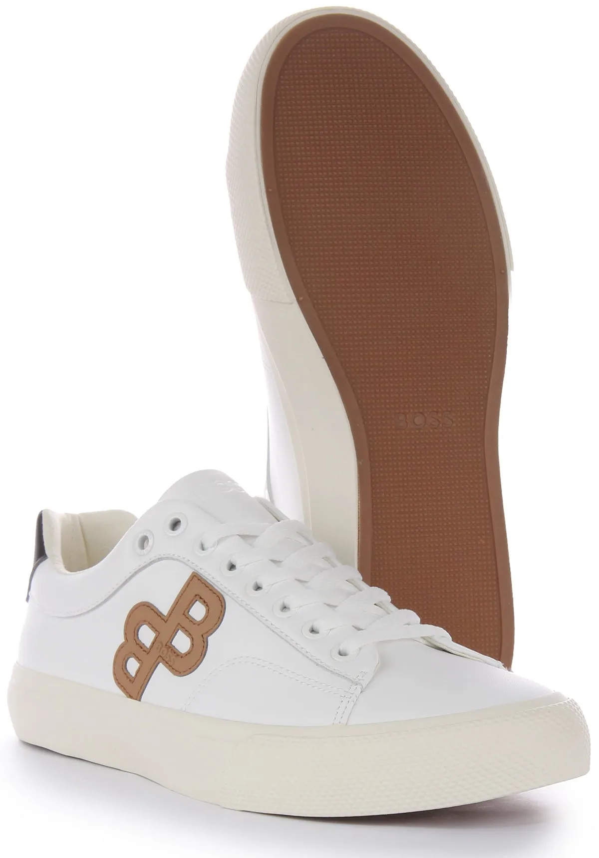 Boss Aiden Tennis Flbb In White For Men