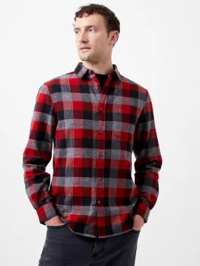 Brushed Flannel Check Shirt