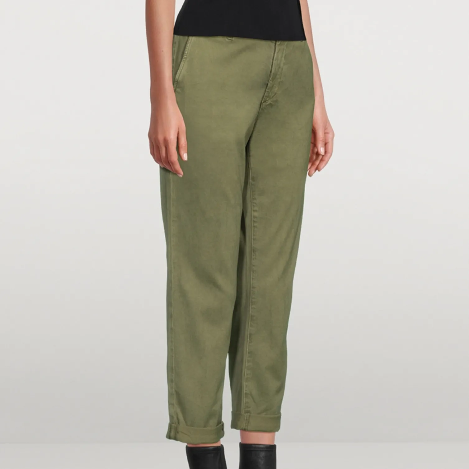 Caden Straight-Leg Tailored Trousers (Succulent)