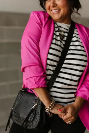 Cassie Blazer - Hot Pink