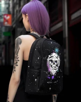 Cat-Astro-Phe Backpack - Casual Daypack Witchy Alt Goth Accessories Grunge Aesthetic Work Bag Cool Gothic Gifts - 20L Water Resistant