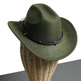 Chokore American Cowhead Cowboy Hat (Forest Green)