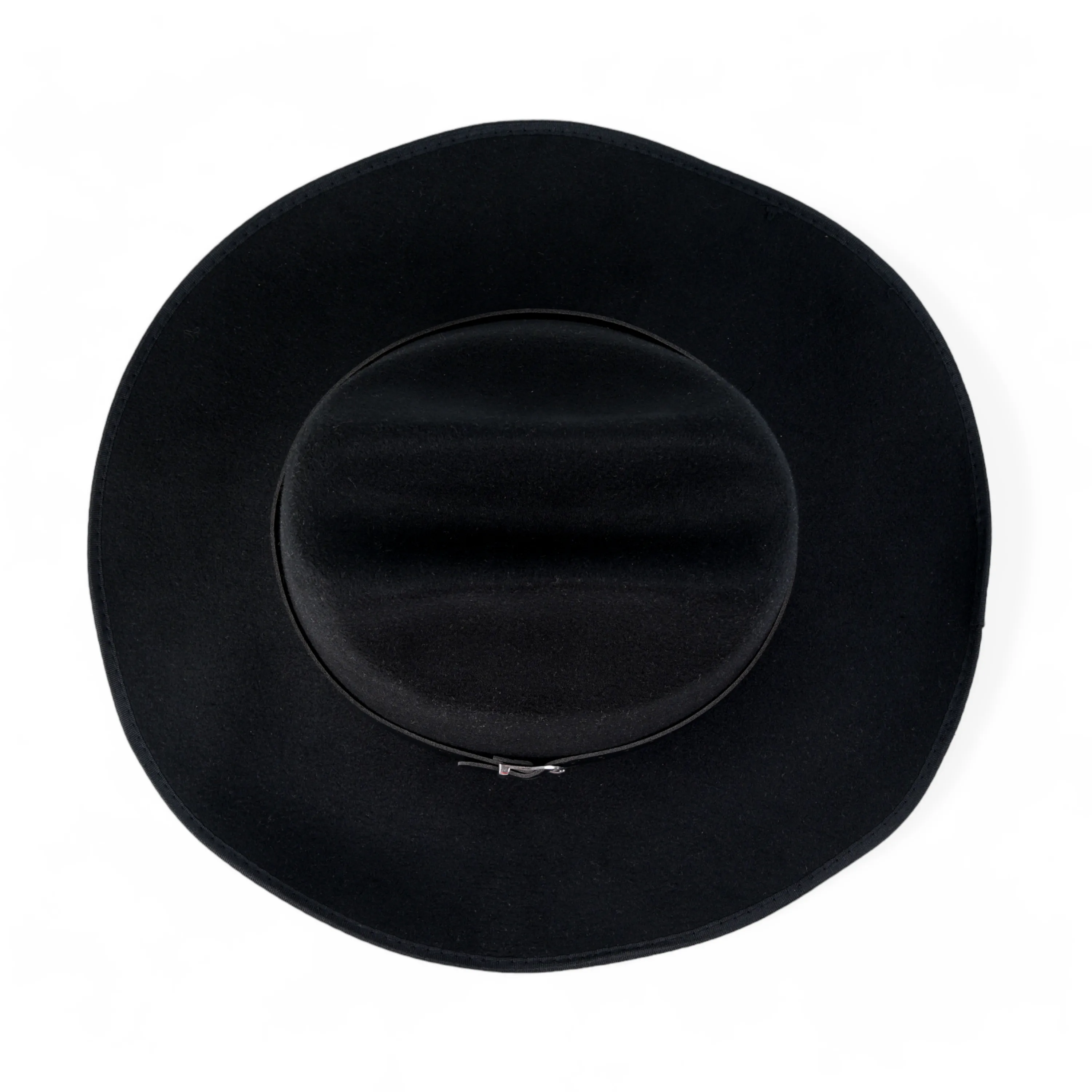 Chokore Cowboy Hat with Black Belt (Black)