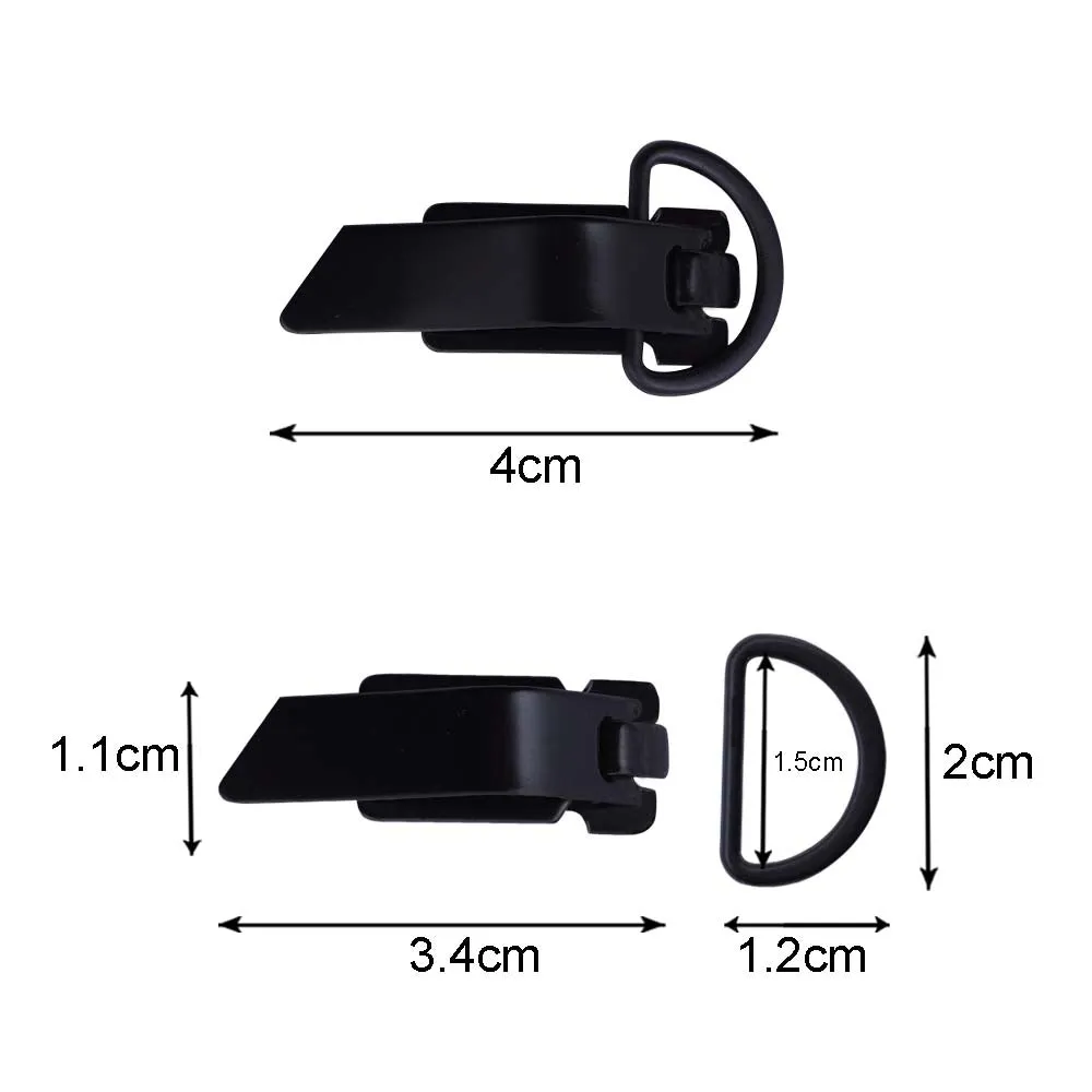 Classic Openable Clip Lock with D Ring for Coats/Blazers/Jackets