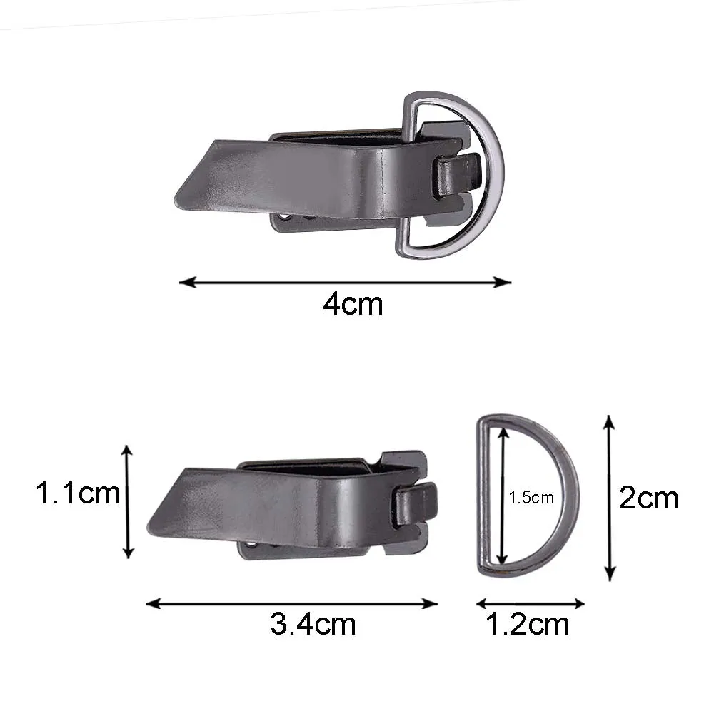 Classic Openable Clip Lock with D Ring for Coats/Blazers/Jackets