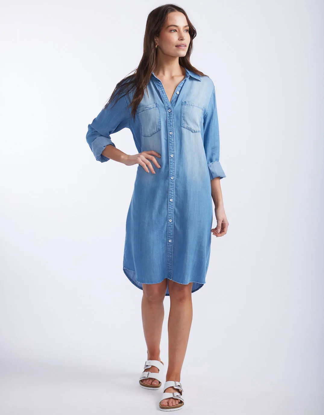 Cleo Vintage Dress - Denim