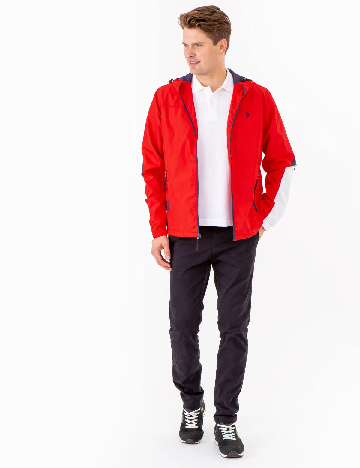 COLORBLOCK HOODED JACKET