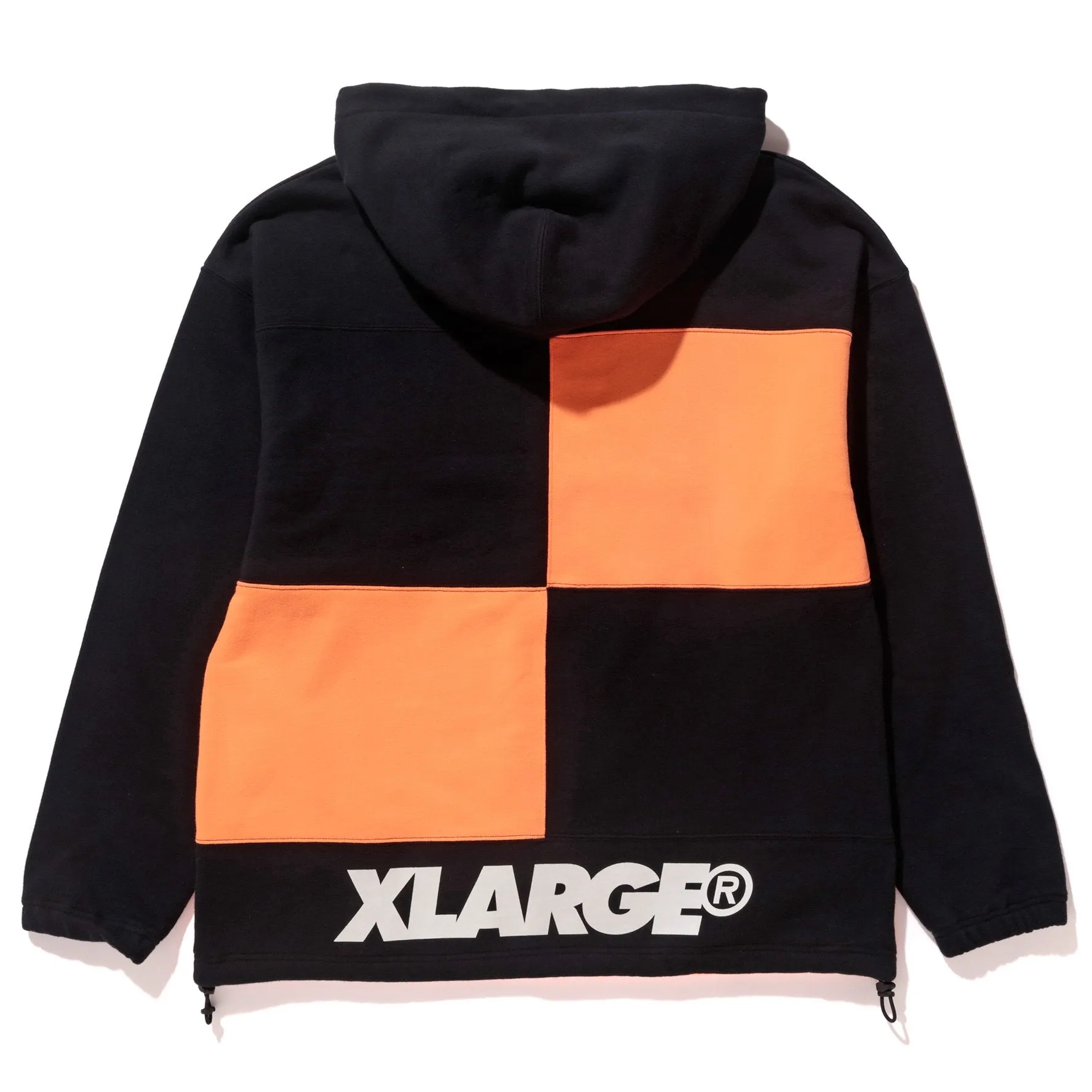 COLORBLOCK HOODED SWEAT