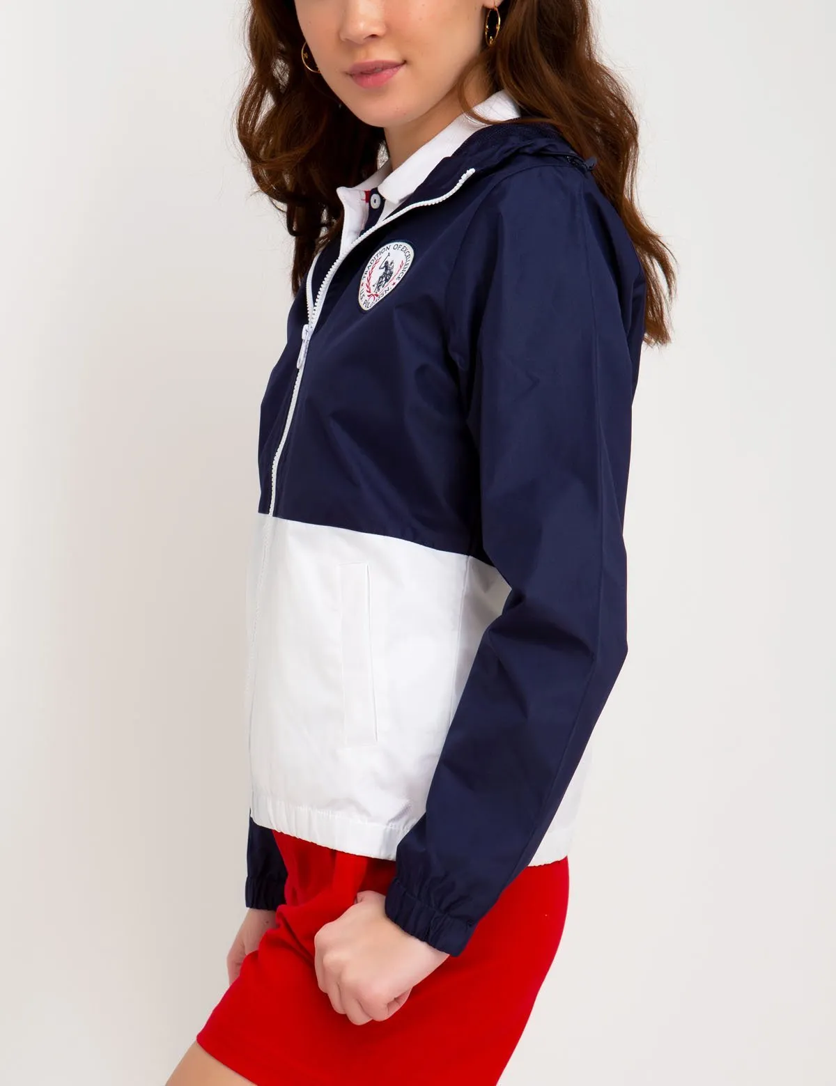 COLORBLOCK HOODED WINDBREAKER