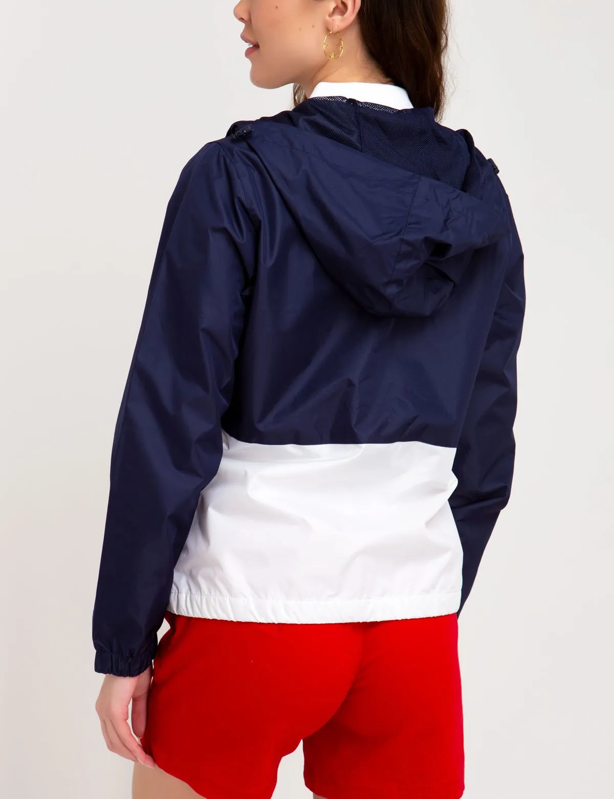 COLORBLOCK HOODED WINDBREAKER