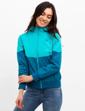 COLORBLOCK HOODED WINDBREAKER