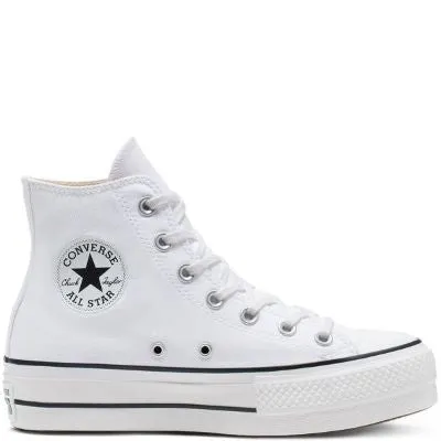 Converse All Star Platform Lift Canvas High Top - White