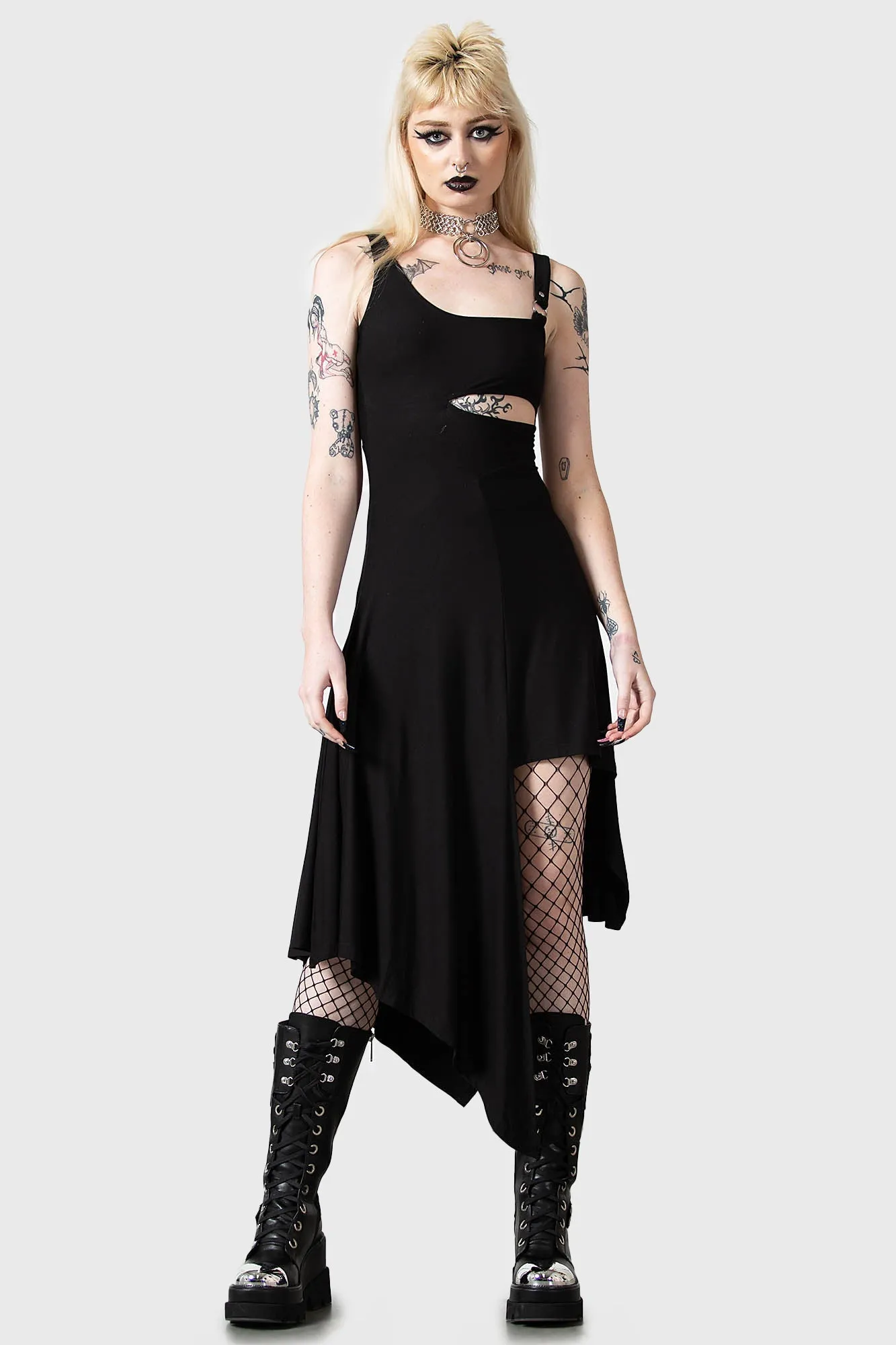 Corvia Asymmetric Dress Resurrect