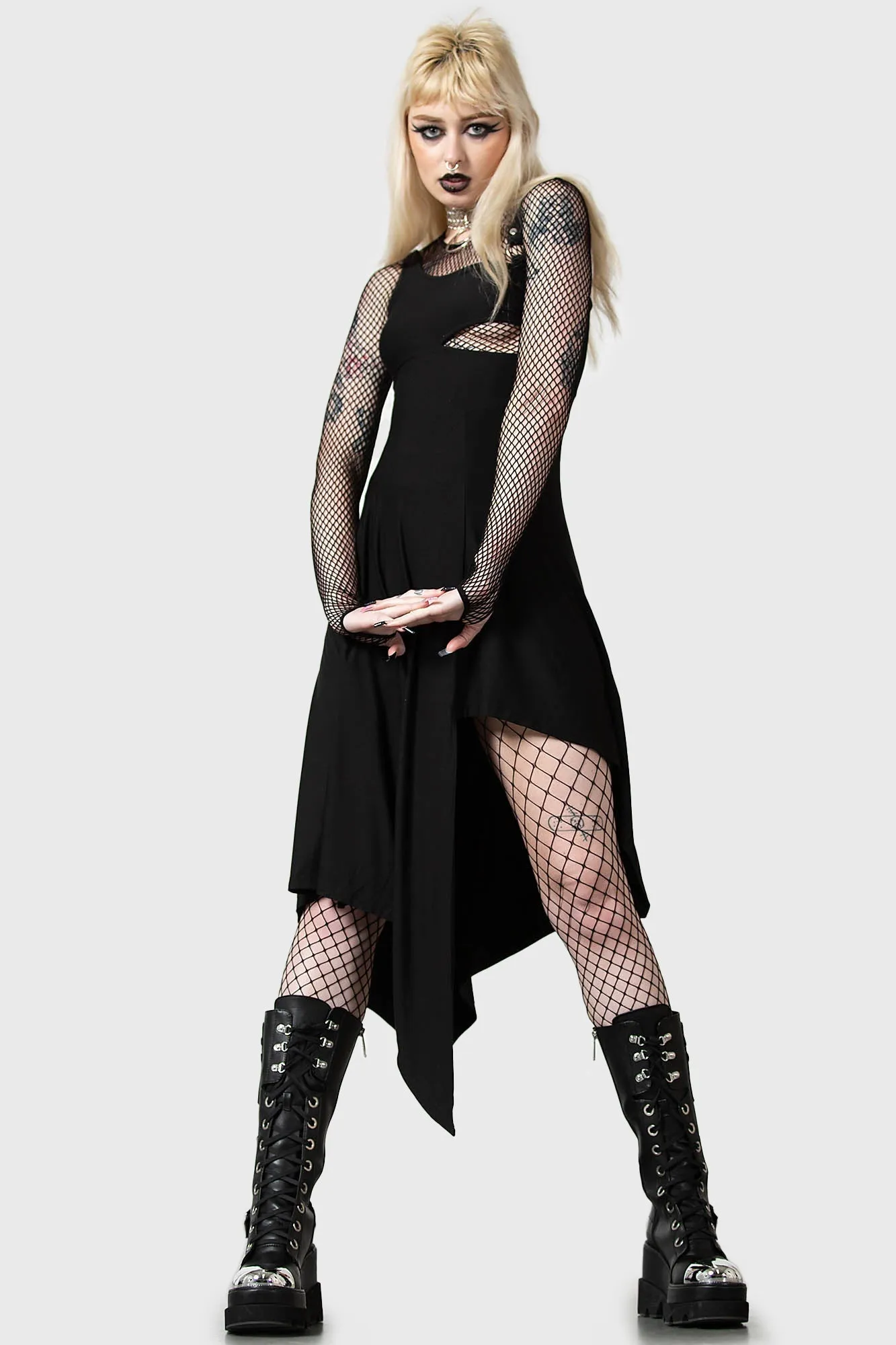 Corvia Asymmetric Dress Resurrect