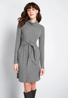 Cowl On Me Sweater Dress