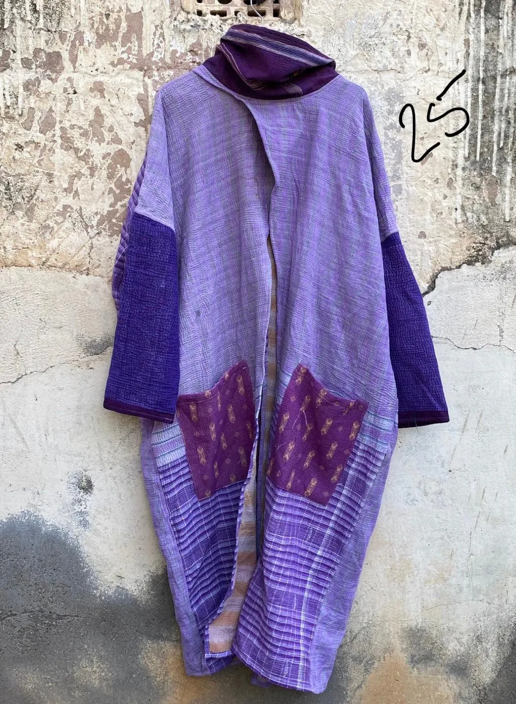 Cowl Split Pullover by Kantha Bae One Size