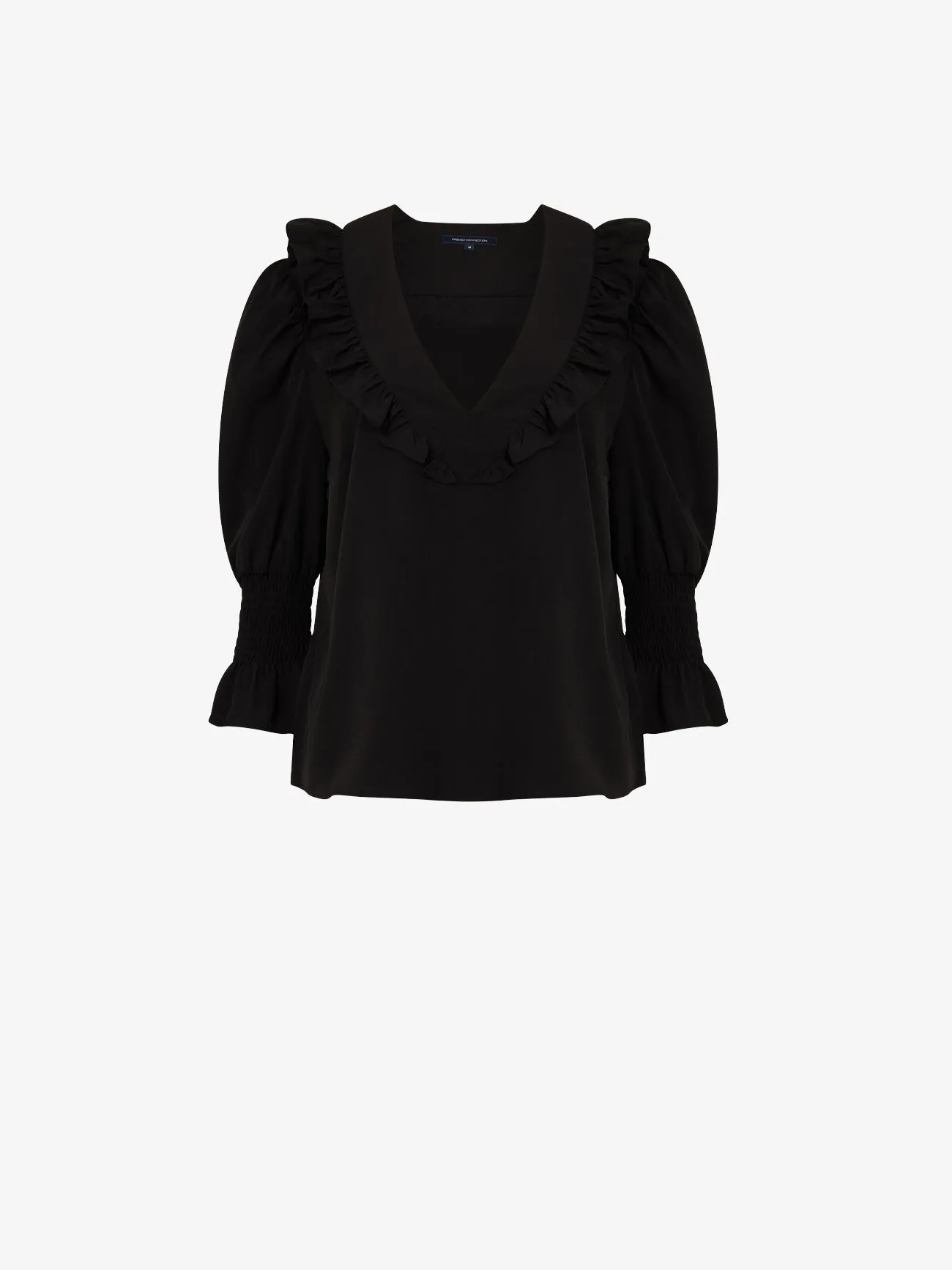 Crepe Light Ruffle Blouse