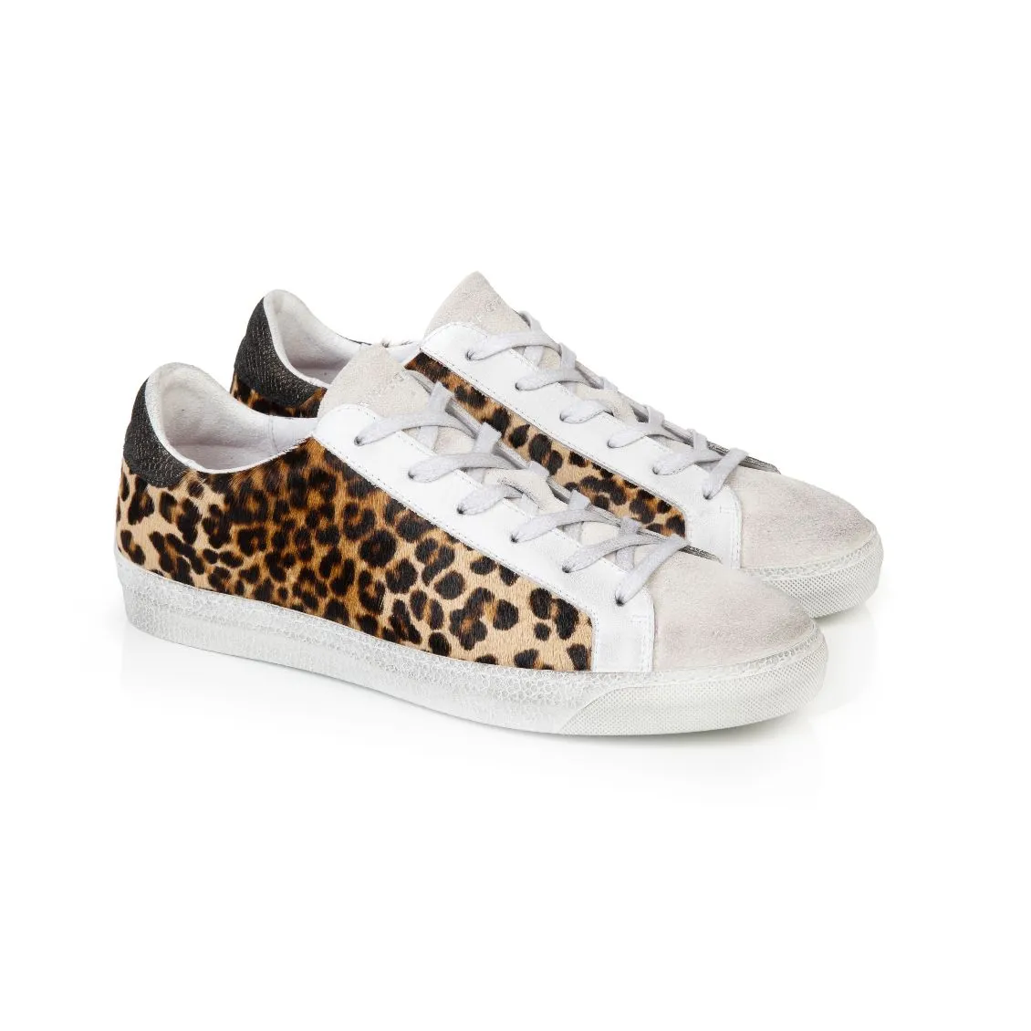 Cru: Leopard Print Trainers